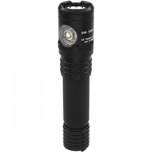 NST Metal Dual Light Recharge Flashlight Blk